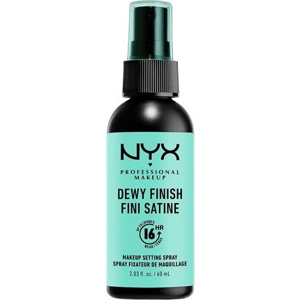 Nyx Professional Makeup Setting Spray Long Lasting Fixing Lightweight Vegan Formula Dewy Finish 60Ml