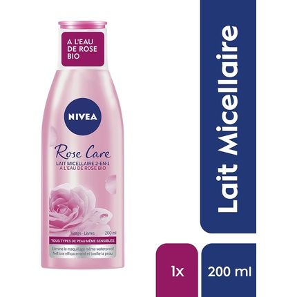 Nivea Rose Care Micellar Milk 2-In-1 200Ml - Image 3