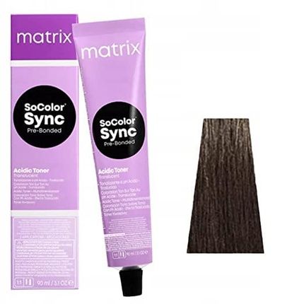 Matrix Socolor Sync Pre-Bonded Acidic Toner Matte 90Ml