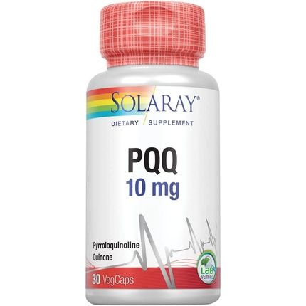 Solaray Pqq 10Mg Pyrroloquinoline Quinone Supplement 30 Ct