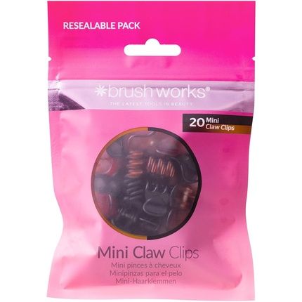 Brushworks Mini Claw Clips - Pack Of 20