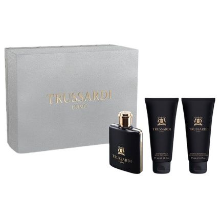 Trussardi Uomo Eau De Toilette Spray 100Ml With After Shave Balm 200Ml And Shower Gel 200Ml