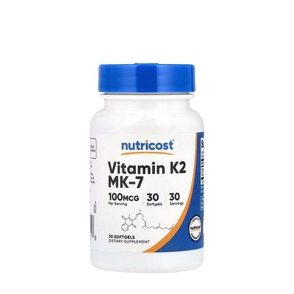 Nutricost Vitamin K2 Mk7 Softgels 30 Count