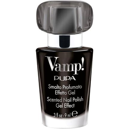 Pupa Vamp! Nail Polish No. 305 Rock Black 9Ml
