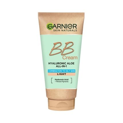 Garnier Hyaluronic Aloe All-In-1 Bb Cream Moisturizing Bb Cream For Combination And Oily Skin Light 50Ml