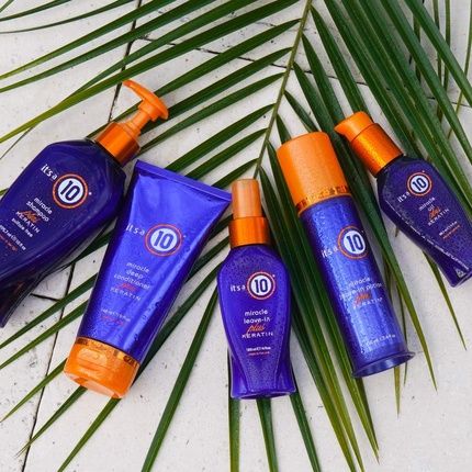 It'S A 10 Miracle Leave-In Conditioner Plus Keratin With Earplugs 4Cm Black - Image 3