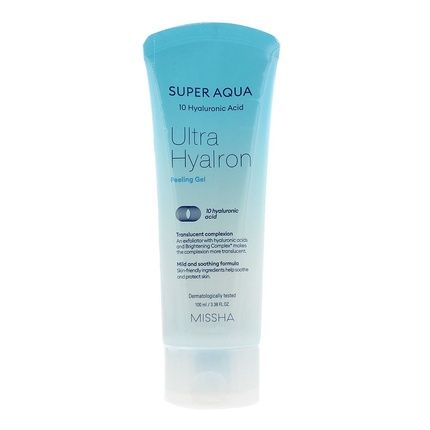 Missha Super Aqua Ultra Hyalron Peeling Gel 100Ml 3.38 Fl.Oz.