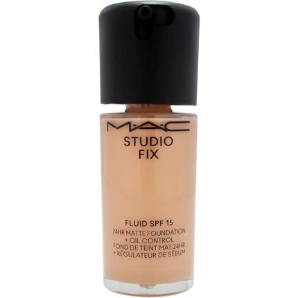 Mac Studio Fix Fluid Spf 15 24Hr Matte Foundation Plus Oil Control Nw22 For Women 1 Oz