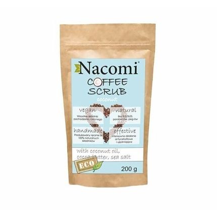 Nacomi Dry Body Scrub Coffee Coconut Robusta Strawberry Cookie Frappe