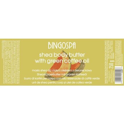 Shea Body Butter With Green Coffee Oil 250G