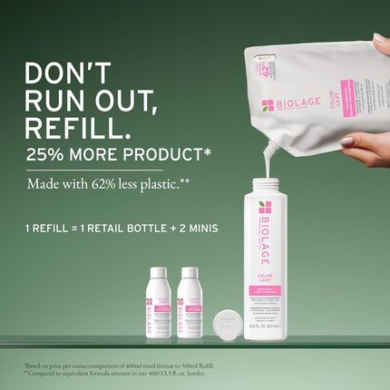 Biolage Color Last Conditioner Refill For Color-Treated Hair 500Ml - Image 3