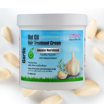 Cosmo Cosmetics Hot Oil Hair Treatment Cream Garlic Oil 1000Ml