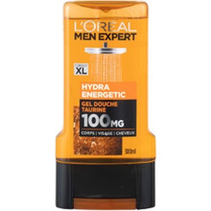 L'Oral Paris Men Expert Hydra Energetic Shower Gel Wake Up Effect Taurine Shower 100 Mg