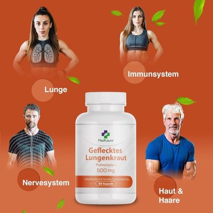 Spotted Lungwort 500Mg 60 Capsules For Healthy Lungs - Image 3