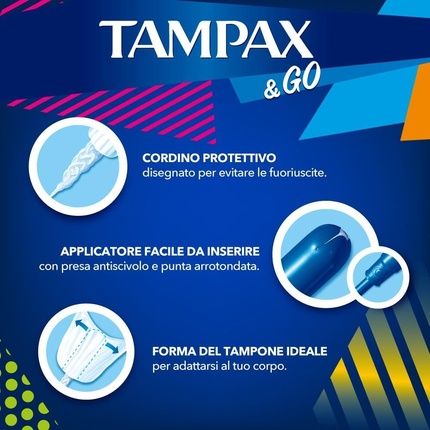 Tampax &Go Super Tampons