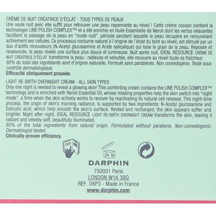 Darphin Ideal Resource Light Rebirth Overnight Cream For Women 1.7Oz Cream - Image 3