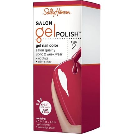 Sally Hansen Salon Pro Gel Red My Lips 0.14 Fluid Ounce