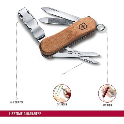 Victorinox Nail Clipper Standard Walnut Wood - Image 3