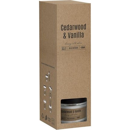 Cosy & Trendy Kraft Scent Diffuser 50Ml D6.3Xh21Cm Cedarwood Vanilla - Image 3