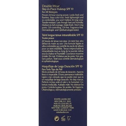 Estee Lauder Double Wear Stay In Place Makeup Spf 10 1W1 Bone 30Ml - Image 3