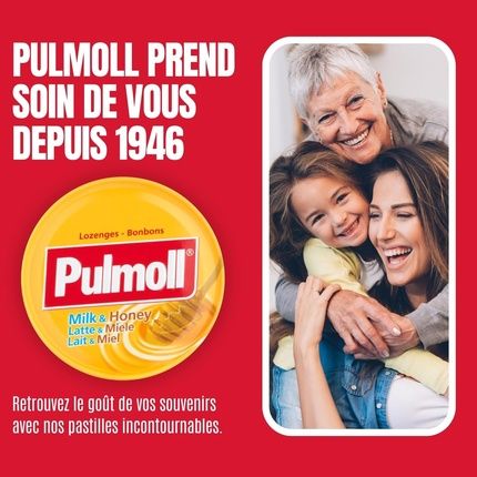 Pulmoll Lozenges Milk Honey