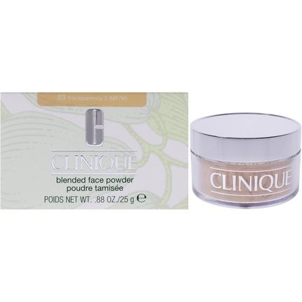 Clinique Blended Face Powder 03 Transparency For Women 0.88Oz Beige