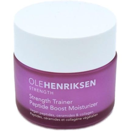 Strength Trainer Peptide Boost Moisturizer Full Size 50Ml 1.7 Fluid Ounce Jar