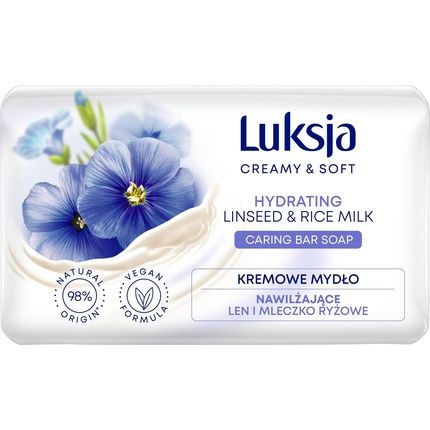 Str8 Creamy Soap Luksja With Flax - 90G