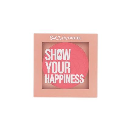 Show By Pastel Show Your Happiness Blush Vibrant Pink Tone Embossed Powder