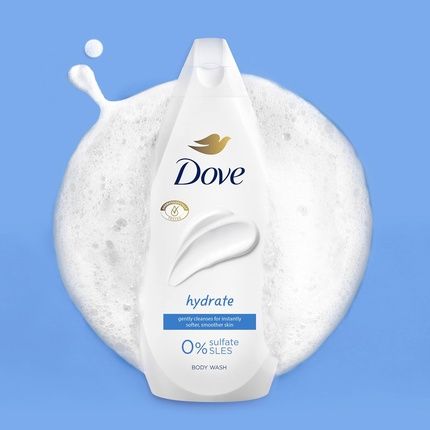 Dove Hydrate Body Wash Cleanser With Plant-Based Moisturisers - Image 3
