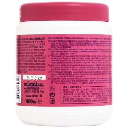 Mil Mil Shea Butter Hair Mask 1000Ml - Hair Care Set - Image 3