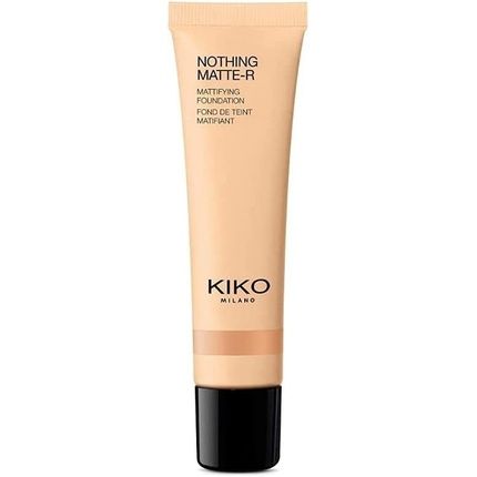 Kiko Milano Nothing Matte-R Mattifying Foundation 14 Perfecting And Mattifying 12-Hour Liquid Foundation Gold 5.5
