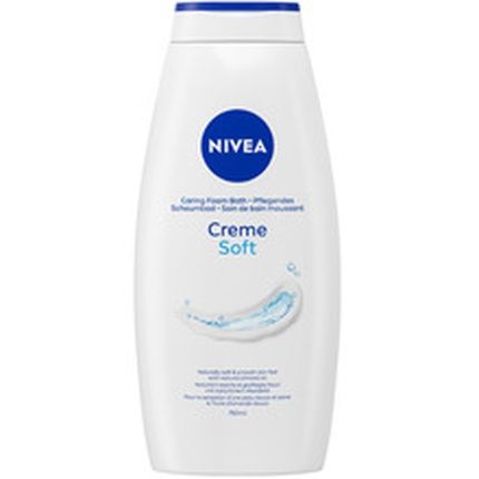 Nivea Creme Soft Caring Foam Bath Gentle Bath Foam With Almond Oil