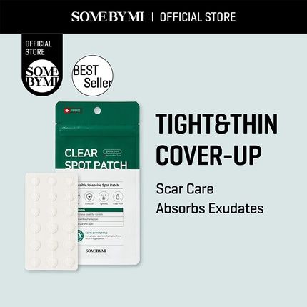 Some By Mi 30 Days Miracle Clear Spot Patch 18 Count - Invisible Spot Sticker For Sensitive Skin