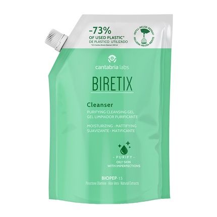 Cantabria Labs Biretix Cleanser Purifying Cleansing Gel Refill 400Ml