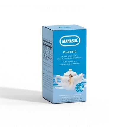 Manasul Laxative Infusion Based On Sen, Melissa, Mint, Liquorice And Green