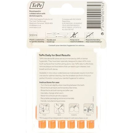 Tepe Orange Interdental Brushes 0.45Mm