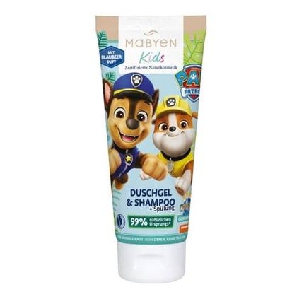 Mabyen Kids 3-In-1 Shower Gel Shampoo & Conditioner Blueberry 018L