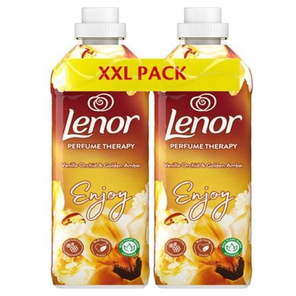 Lenor Perfume Therapy Vanilla Orchid & Golden Amber Fabric Softener Xxl Pack 2810 Ml