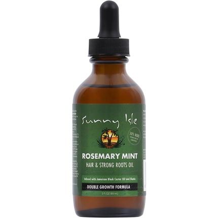 Sunny Isle Rosemary Mint Hair And Strong Roots Oil 3Oz Infused With Biotin