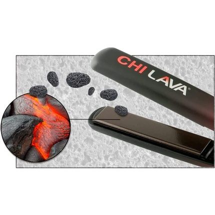 Chi Lava Volcanic Ceramic Hair Straightener White - Image 3