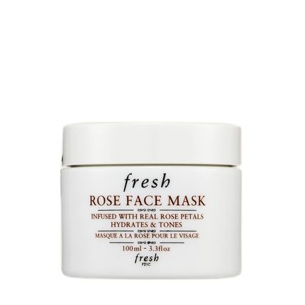 Fresh Rose Hydrating Treatment Face Mask With Rose Petals 3.4Oz 100Ml