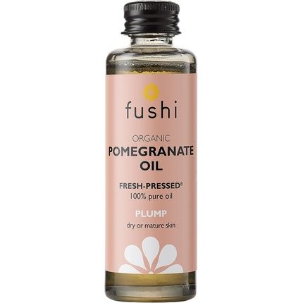 Fushi Pomegranate 80%+ Omega 5 Oil 50Ml For Pigmentation, Wrinkles And Dry Skin - Ethical, Vegan, Made In The Uk