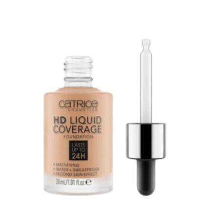 Catrice Hd Liquid Coverage Foundation 040 Warm Beige 30Ml Lasts Up To 24 Hours