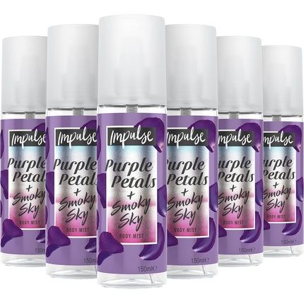Impulse Purple Petals + Smoky Sky Body Mist Fragrance Spray 150Ml