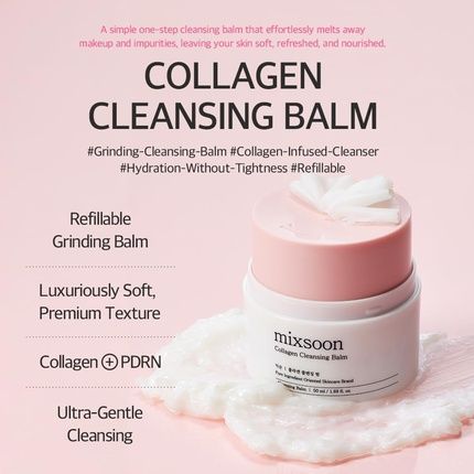 Mixsoon Collagen Cleansing Balm Hydrating & Nourishing Makeup Remover