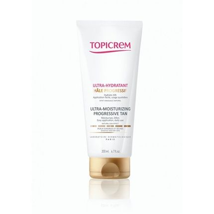 Topicrem Sensitive Skin Ultra-Moisturizing Progressive Tan 200Ml