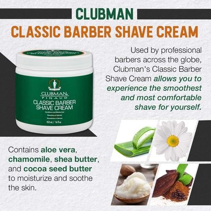 Pinaud Clubman Classic Barber Shaving Cream 453Ml - Image 3