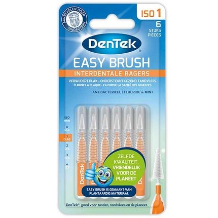 Dentek Eco Easybrush Iso1 6 Count
