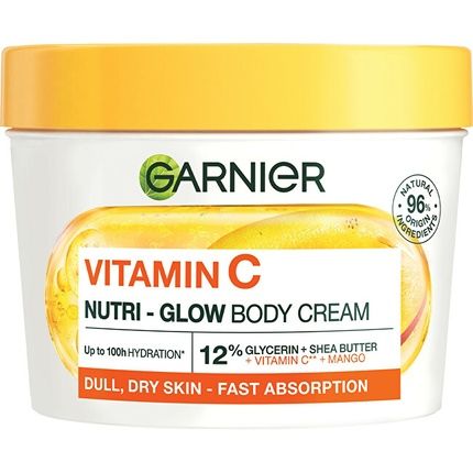 Garnier Brightening Body Cream Vitamin C Nutri-Glow Body Cream 380 Ml